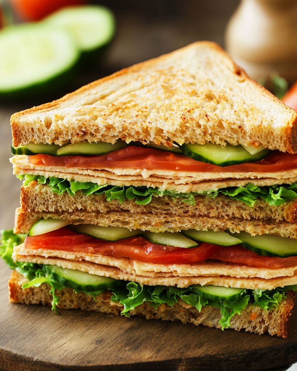 Mushroom sandwich