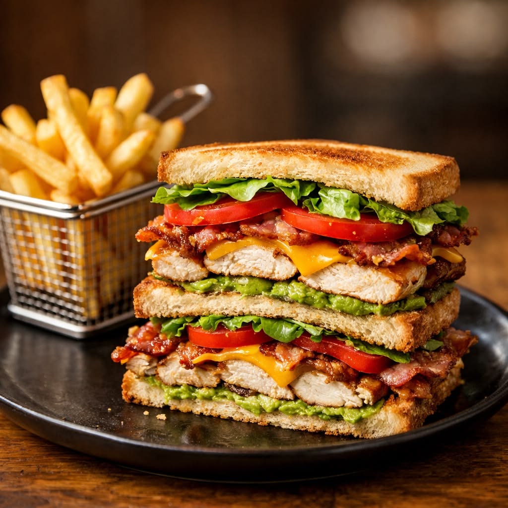Club chicken sandwich