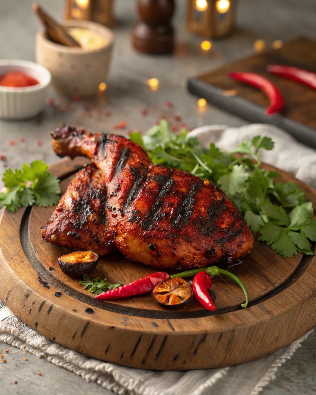 Chilli barbecue quarter