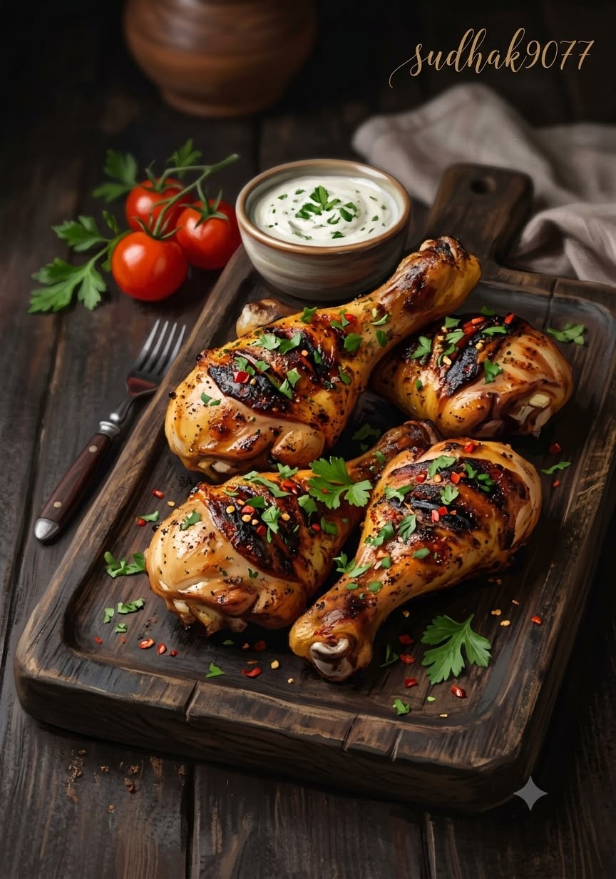 Garlic barbecue full