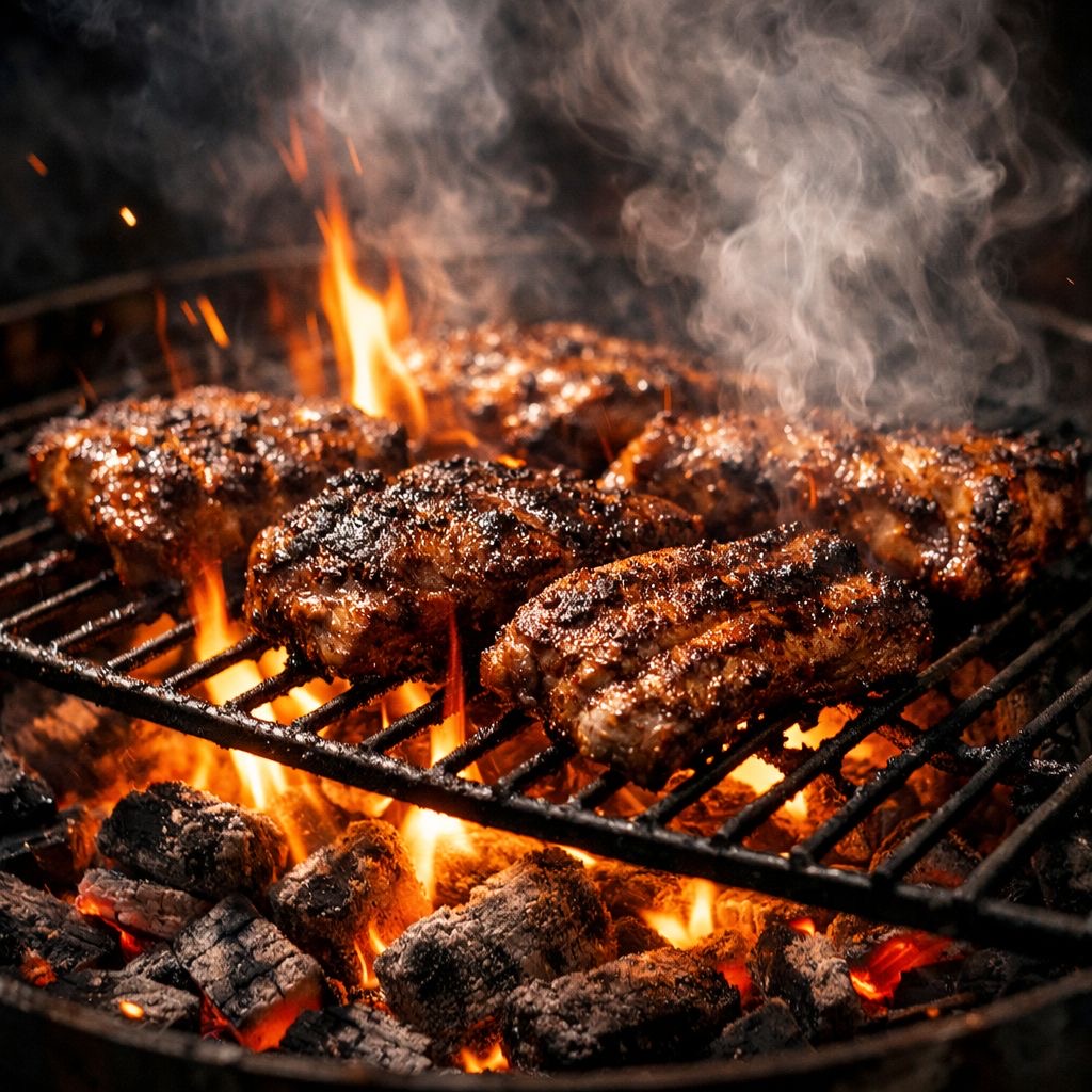 Sauce barbecue quarter